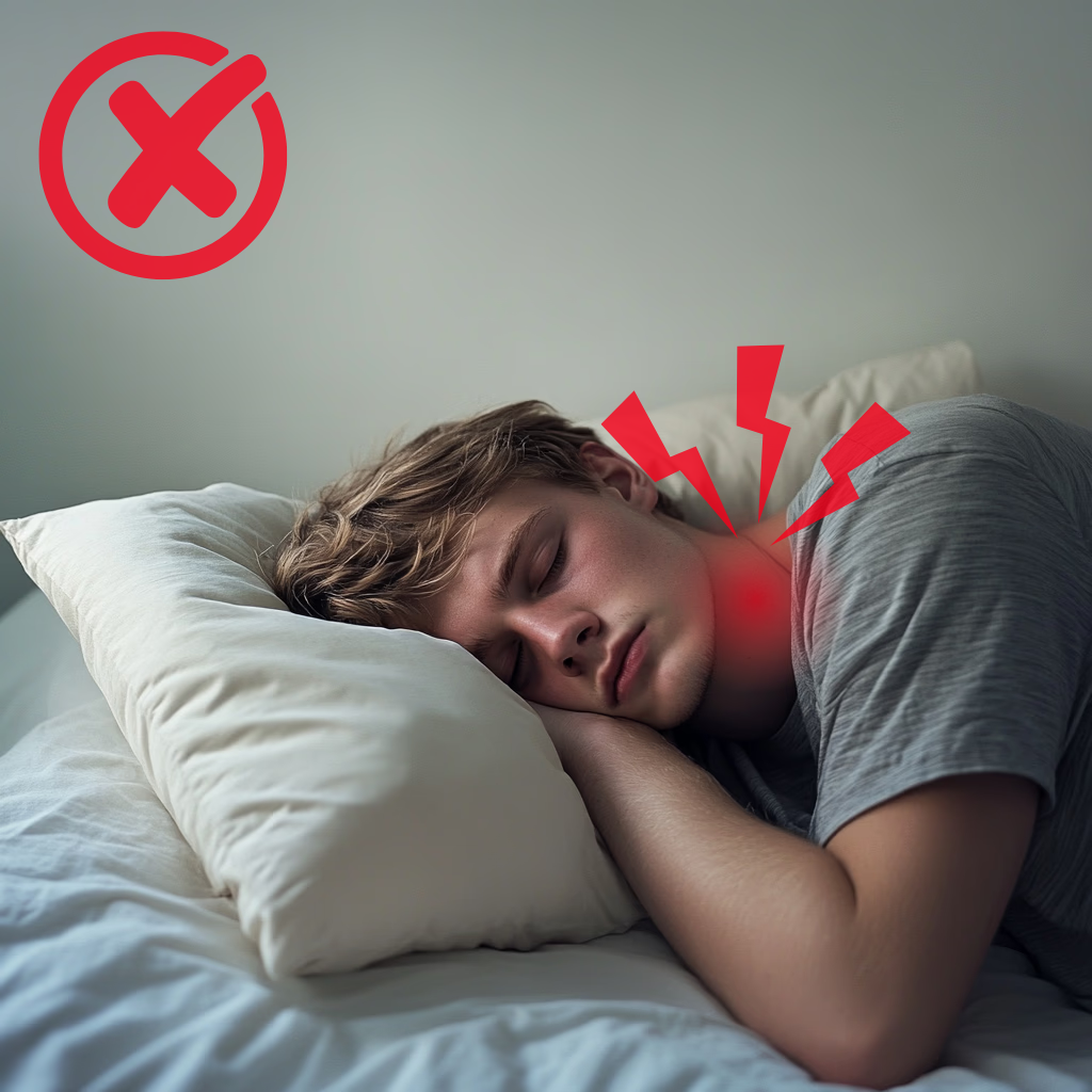 Nekpijn door slapen op je zij? Oorzaken en oplossingen