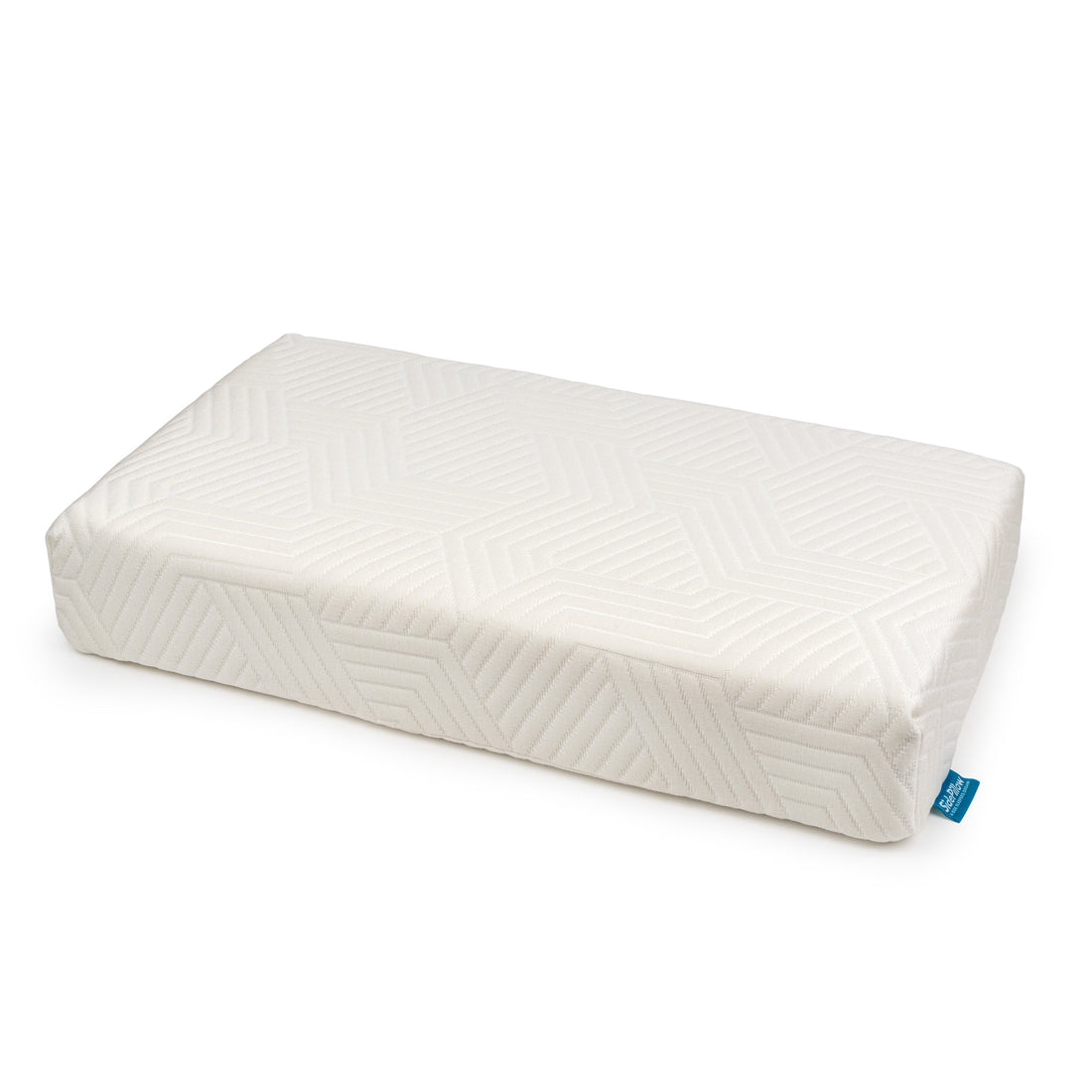SidePillow kussen in perspectief met merklabel